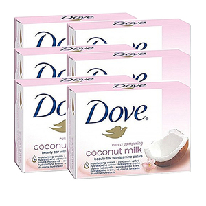 Dove Purely Pampering Coconut Milk Bar 6 Pack (100g per pack)