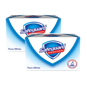 Safeguard White Bar 2 Pack (135g per pack)