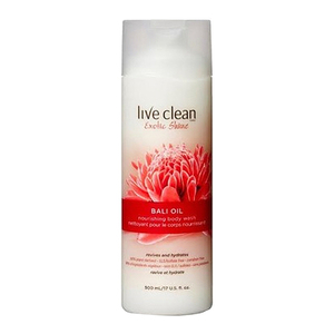Live Clean Exotic Shine Bali Oil Body Wash 500ml