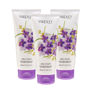 Yardley English Lavender Moisturising Body Wash 3 Pack (200ml per pack)