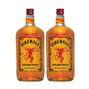 Fireball Cinnamon Whiskey 2 Pack (750ml per Bottle)