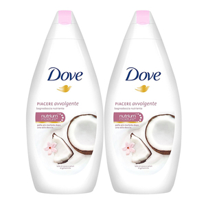 Dove Purely Pampering with Coconut Milk & Jasmine Body Wash 2 Pack (709.7ml per pack)