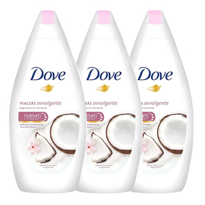 Dove Purely Pampering with Coconut Milk & Jasmine Body Wash 3 Pack (709.7ml per pack)