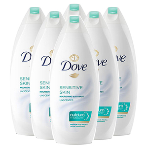 Dove Sensitive Skin Body Wash 6 Pack (709.7ml per pack)