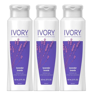 Ivory Lavender Scented Body Wash 3 Pack (621ml per pack)