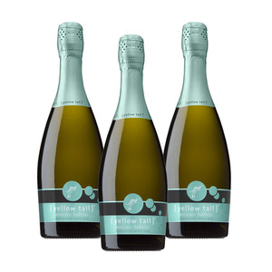 Yellow Tail Moscato Bubbles Sparkling Wine 3 Pack (750ml per Bottle)