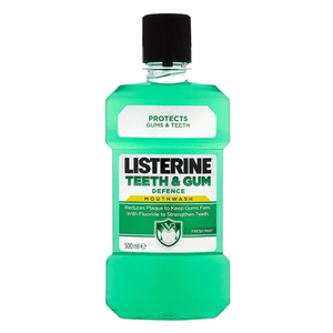 Listerine Teeth & Gum Defense Mouthwash 500ml