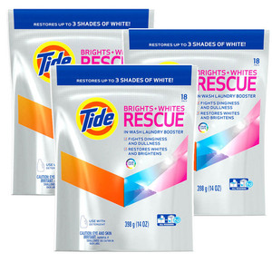 Tide Pods Rescue Bright White 3 Pack (18CT per Pack)