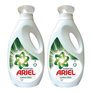 Ariel Power Gel Sunrise Fresh Liquid Detergent 2 Pack (1L per Pack)