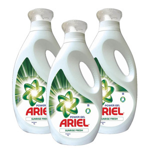 Ariel Power Gel Sunrise Fresh Liquid Detergent 3 Pack (1L per Pack)
