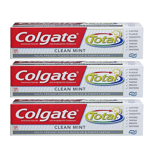 Colgate Total Clean Mint Toothpaste 3 Pack (221.1g per pack)