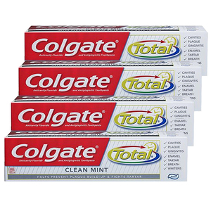 Colgate Total Clean Mint Toothpaste 4 Pack (221.1g per pack)
