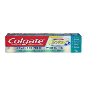 Colgate Total Advanced Fresh + Whitening Gel Toothpaste 164.4g