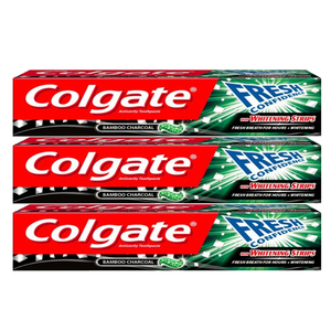 Colgate Fresh Confidence Bamboo Charcoal Gel Toothpaste 3 Pack (140ml per pack)