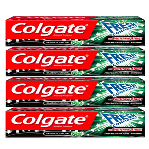 Colgate Fresh Confidence Bamboo Charcoal Gel Toothpaste 4 Pack (140ml per pack)