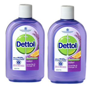 Dettol Disinfectant Lavender 2 Pack (500ml per Pack)