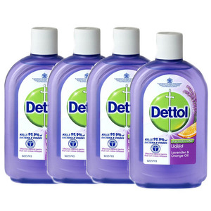 Dettol Disinfectant Lavender 4 Pack (500ml per Pack)