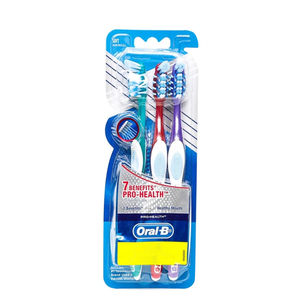 Oral-B 7 Benefits Pro-Health Toothbrush 3's