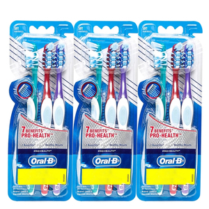 Oral-B 7 Benefits Pro-Health Toothbrush 3 Pack (3's per pack)