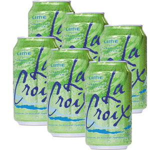 LaCroix Sparkling Water Lime 6 Pack (355ml per Can)