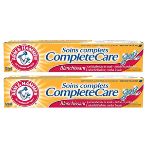 Arm & Hammer Soins Complete Care Whitening Gel 2 Pack (120ml per pack)