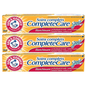 Arm & Hammer Soins Complete Care Whitening Gel 3 Pack (120ml per pack)