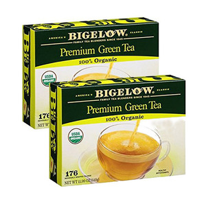 Bigelow Premium Organic Green Tea 2 Pack (340g per Pack)