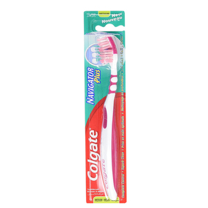 Colgate Navigator Plus Medium Toothbrush with Flexible Head 1's