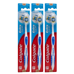 Colgate Extra Clean Full HeadToothbrush 3 Pack (1's per pack)