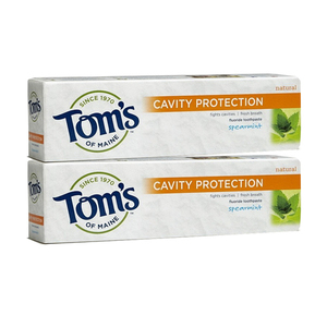 Tom's of Maine Spearmint Anticavity Paste 2 Pack (85ml per pack)