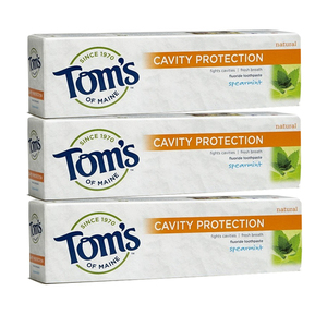 Tom's of Maine Spearmint Anticavity Paste 3 Pack (85ml per pack)