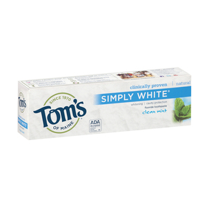 Tom's of Maine Simply White Clean Mint Toothpaste 85ml