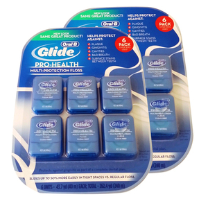Oral B Glide Pro Health Multi-Protection Floss 2 Pack (6's per pack)