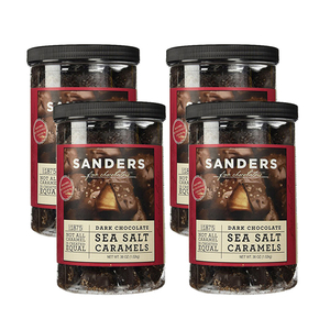 Sanders Dark Chocolate Sea Salt Caramels 4 Pack (1.2kg per Pack)