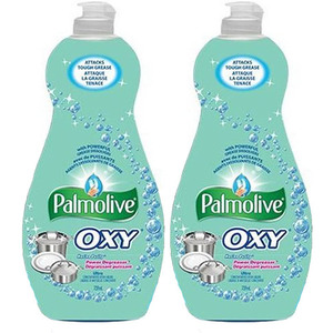Palmolive Ultra Dish Liquid Oxy Plus Power Degreaser Marine Purity 2 pack (739ml per container)