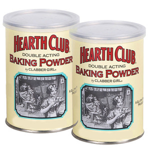 Hearth club Double Acting Baking Powder 2 Pack (284g per Can)