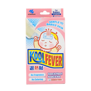KOBAYASHI Koolfever Cooling Gel Sheets Gentle For Skin 6's