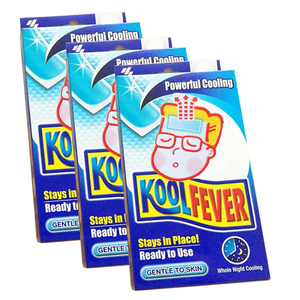 KOBAYASHI Koolfever Cooling Gel Sheets Powerful Cooling 3 Pack (6's per pack)