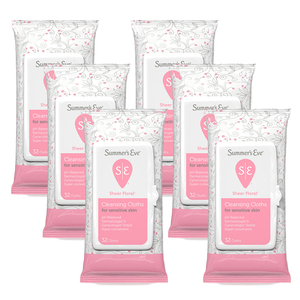 Summer's Eve Cleansing Cloths for Sensitive Skin 6 Pack (32ct per Pack)