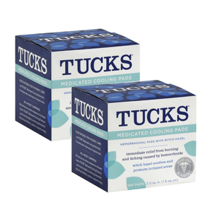 Tucks Medicated Cooling Pads 2 Pack (100's per pack)