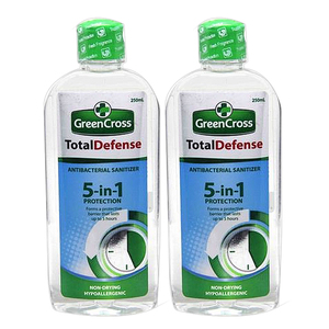 Green Cross Total Defense Alcohol 2 Pack (250ml per pack)
