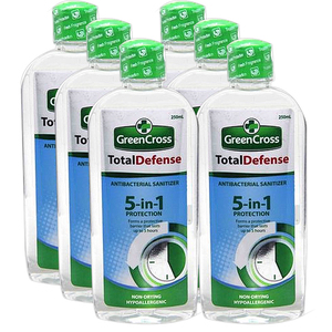 Green Cross Total Defense Alcohol 6 Pack (250ml per pack)