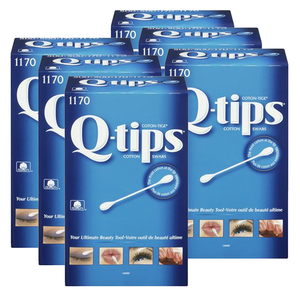 Q-Tips Cotton Swabs 6 Pack (1170's per pack)