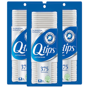 Q-Tips Cotton Swabs 3 Pack (375's per pack)