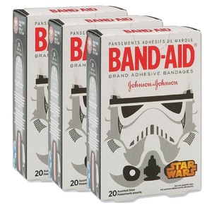 Band-Aid Adhesive Bandages Star Wars Collection 3 Pack (20's per pack)