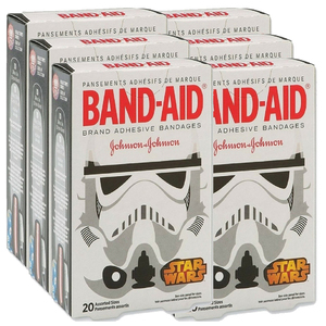 Band-Aid Adhesive Bandages Star Wars Collection 6 Pack (20's per pack)
