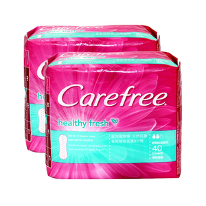 Carefree Healthy Fresh Panty Liners 2x40's