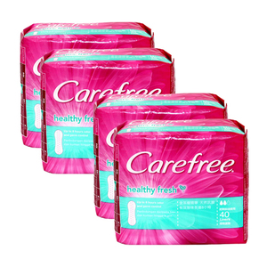 Carefree Healthy Fresh Panty Liners 2 Pack (2x40's per Pack)