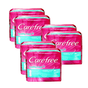 Carefree Healthy Fresh Panty Liners 3 Pack (2x40's per Pack)