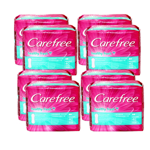 Carefree Healthy Fresh Panty Liners 4 Pack (2x40's per Pack)